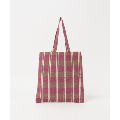 EX beej CHK フラット TOTE （PINK）｜詳細画像