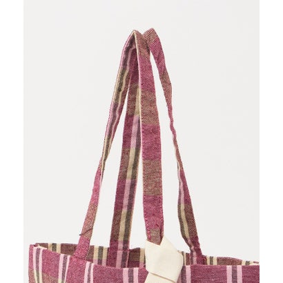 EX beej CHK フラット TOTE （PINK）｜詳細画像