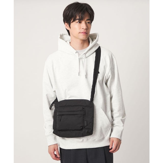 【別注】＜fellowww＞パデッド ショルダーバッグ （BLACK）