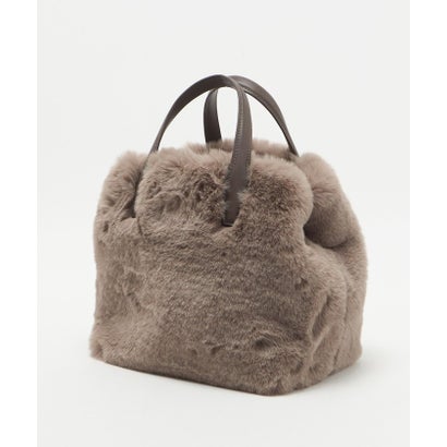 F/FUR TOTE WITH POUCH （MOCA）｜詳細画像