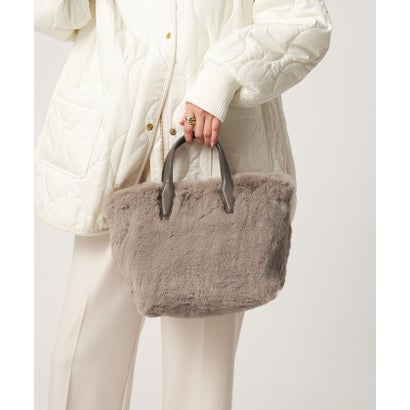 F/FUR TOTE WITH POUCH （MOCA）｜詳細画像