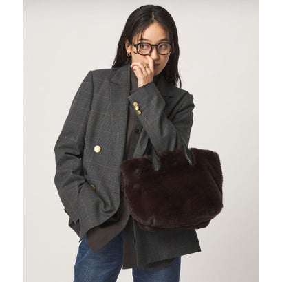 F/FUR TOTE WITH POUCH （MOCA）｜詳細画像