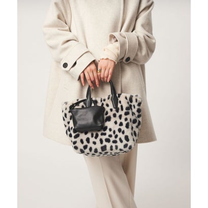 F/FUR TOTE WITH POUCH （MOCA）｜詳細画像
