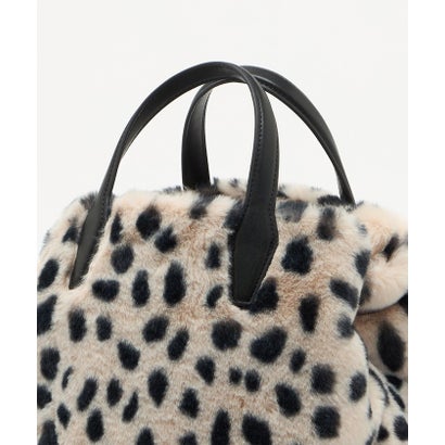 F/FUR TOTE WITH POUCH （MOCA）｜詳細画像