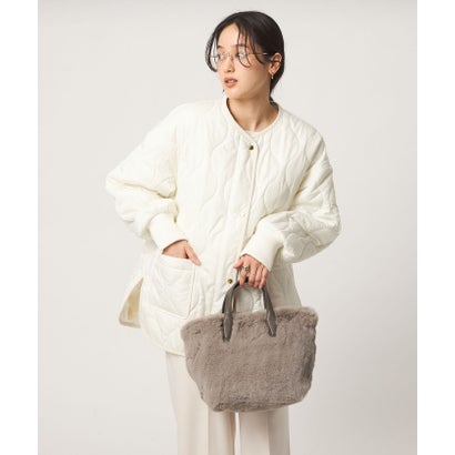F/FUR TOTE WITH POUCH （MOCA）｜詳細画像