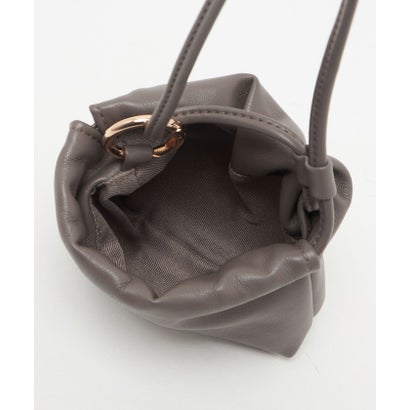 F/FUR TOTE WITH POUCH （DK.BROWN）｜詳細画像