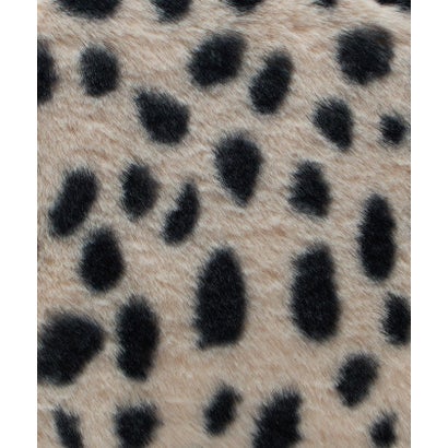 F/FUR TOTE WITH POUCH （DK.GRAY）｜詳細画像