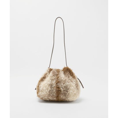 ユナイテッドアローズ グリーンレーベル リラクシング UNITED ARROWS green label relaxing CFCサイドオープンF/FURショルダー （LT.GRAY）｜詳細画像