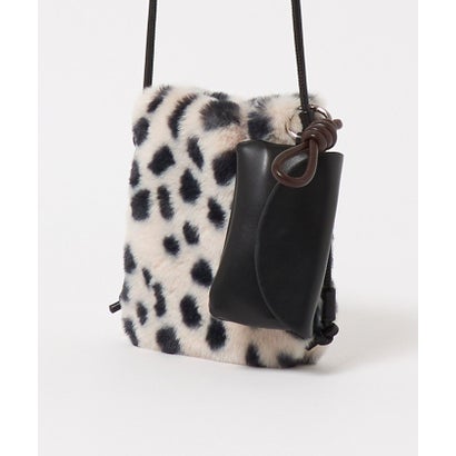 FUR/LIKE PCT WITH POUCH （DK.GRAY）｜詳細画像