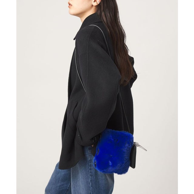 FUR/LIKE PCT WITH POUCH （ROYAL）