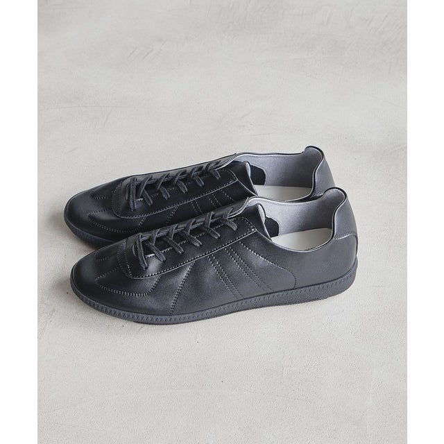 【別注】＜GERMAN TRAINeR＞ ジャーマントレーナーアンライニング スニーカー （BLACK）