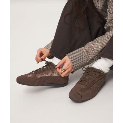 ユナイテッドアローズ グリーンレーベル リラクシング UNITED ARROWS green label relaxing PUMA×GLR SPDCAT VLVT （MD.BROWN）｜詳細画像