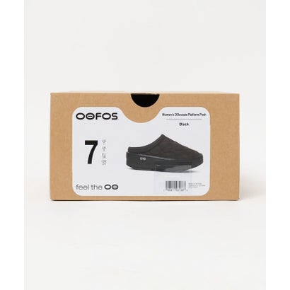 ＜OOFOS＞OOcoozie Posh Mule （BLACK）｜詳細画像