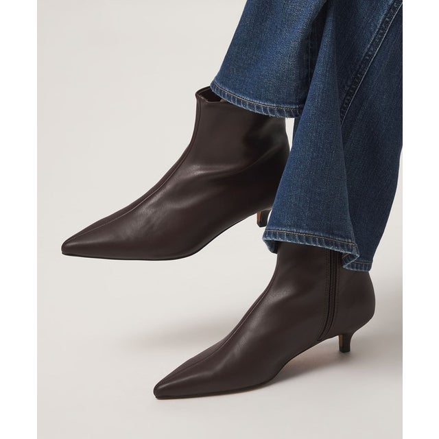 POINTED TOE HL BOOTS （DK.BROWN）