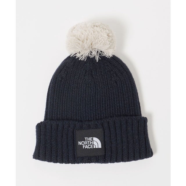 ＜THE NORTH FACE＞ポンポン ニット キャップ / キッズ （NAVY）