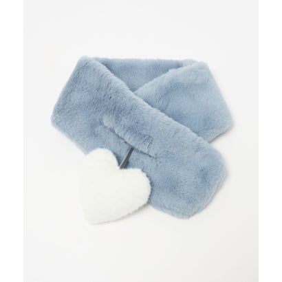 GLR F/FUR モチーフMUFFハート （COBALT）｜詳細画像