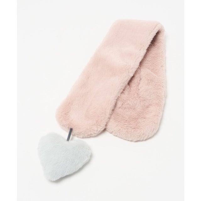 GLR F/FUR モチーフMUFFハート （LT.PINK）
