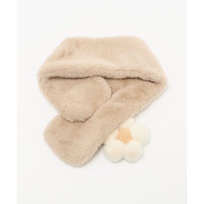 GLR F/FUR モチーフMUFFオハナ （OFF WHITE）｜詳細画像