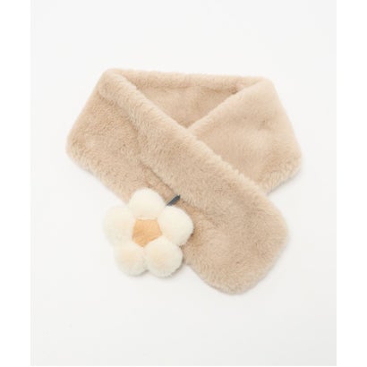 GLR F/FUR モチーフMUFFオハナ （BEIGE）｜詳細画像