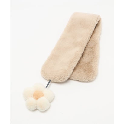 GLR F/FUR モチーフMUFFオハナ （BEIGE）｜詳細画像