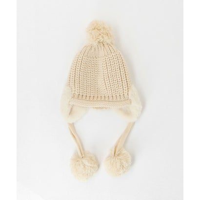 GLR ハートモチーフKNITCAP （OFF WHITE）｜詳細画像