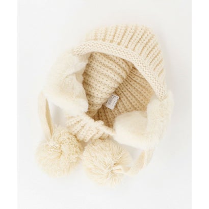 GLR ハートモチーフKNITCAP （OFF WHITE）｜詳細画像