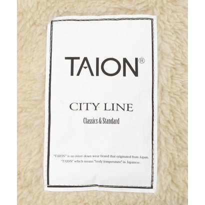 ＜TAION＞シティ リバーシブル ダウンマフラー （OFF WHITE）｜詳細画像