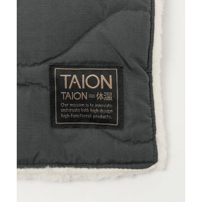 【WEB限定】＜TAION＞ミリタリー リバーシブル ダウン マフラー （BLACK）｜詳細画像