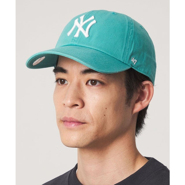 ＜47＞クリーンナップ MLB キャップ （TURQUOISE）