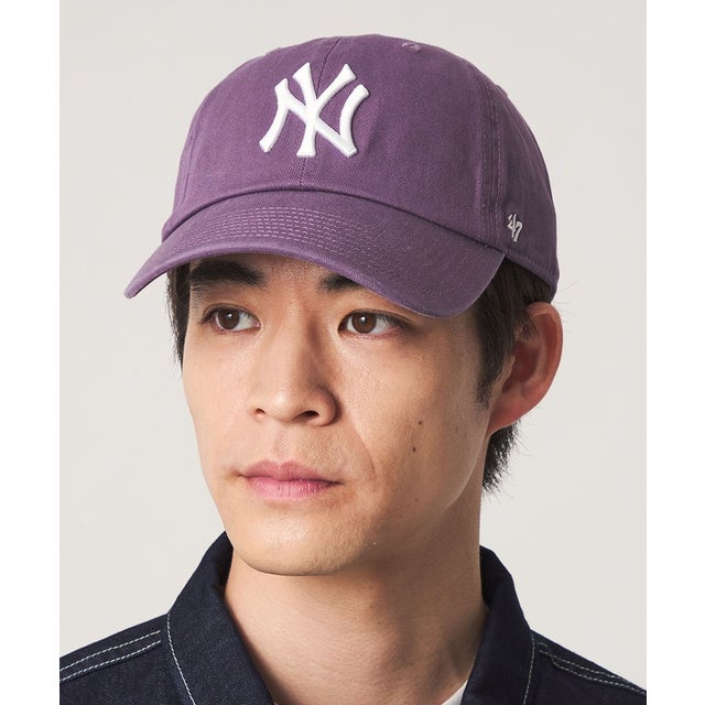 ＜47＞クリーンナップ MLB キャップ （PURPLE）