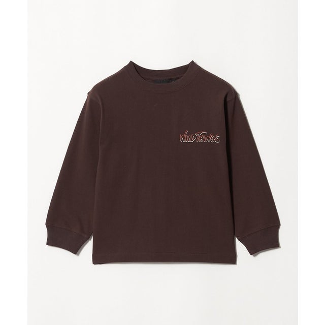 【別注】＜WILD THINGS＞プリント ロングスリーブ Tシャツ / キッズ 110cm-130cm （DK.BROWN）