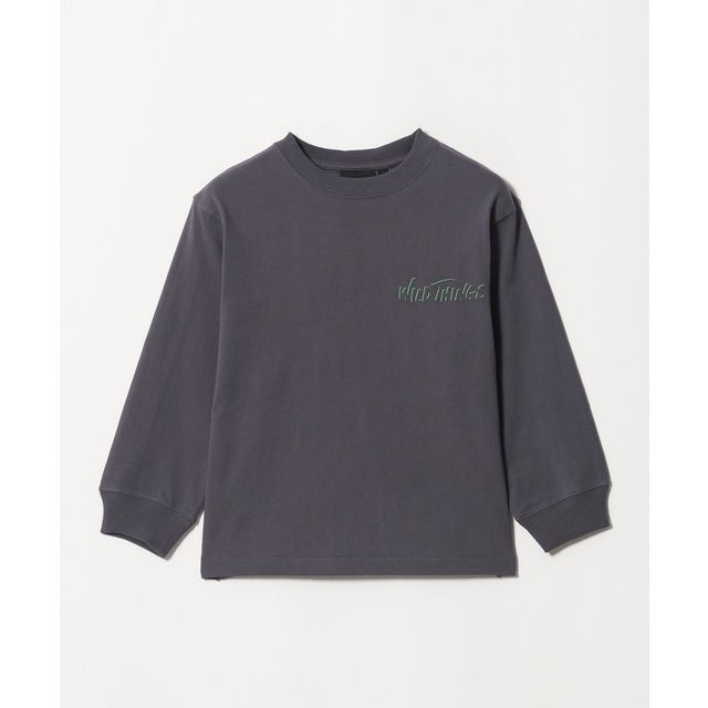 【別注】＜WILD THINGS＞プリント ロングスリーブ Tシャツ / キッズ 110cm-130cm （DK.GRAY）