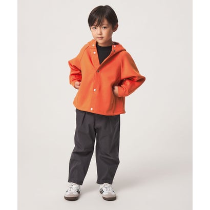 【スタメンシリーズ】ダンボール フード パーカー / キッズ 100cm-160cm （ORANGE）｜詳細画像