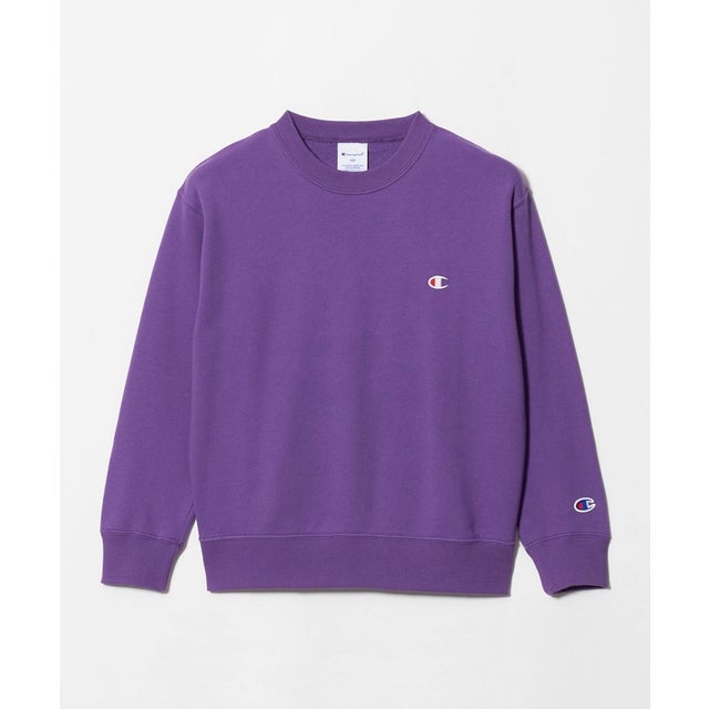 【WEB限定】＜Champion＞ワンポイント ロゴ スウェット / キッズ 140cm-160cm （PURPLE）