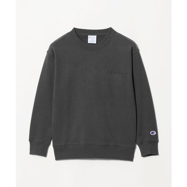 ＜Champion＞クルーネック スウェット / キッズ 140cm-160cm （DK.GRAY）