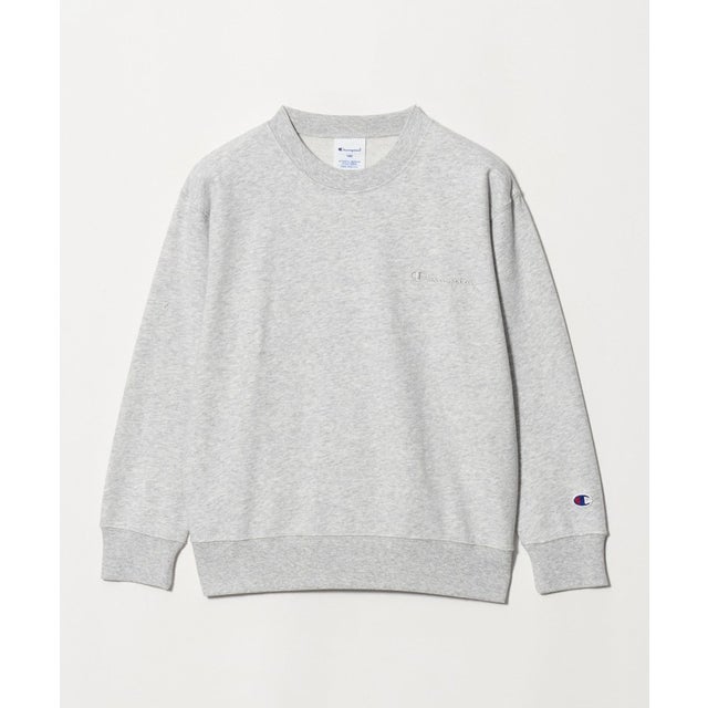 ＜Champion＞クルーネック スウェット / キッズ 140cm-160cm （LT.GRAY）