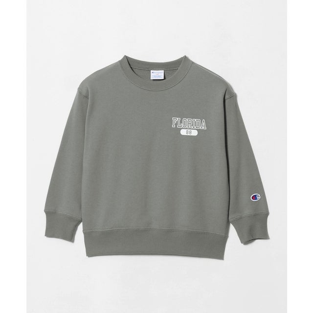 ＜Champion＞フロリダ ロゴ スウェット / キッズ 110cm-130cm （DK.GRAY）