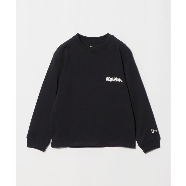 【WEB限定】＜NEW ERA＞ ロングスリーブ Tシャツ / キッズ 130cm-160cm （BLACK）