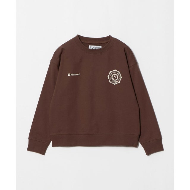 【別注】＜Marmot＞スウェット / キッズ 120cm-130cm （DK.BROWN）