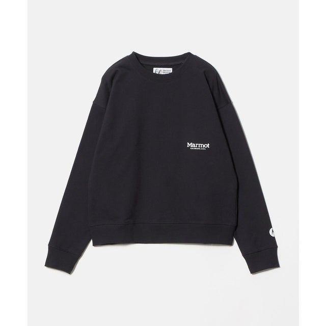 【別注】＜Marmot＞スウェット / キッズ 140cm-160cm （BLACK）
