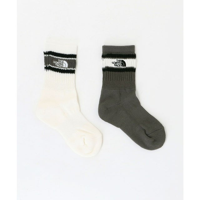 ＜THE NORTH FACE＞ チューブ 2P クルー ソックス / キッズ （BLACK）