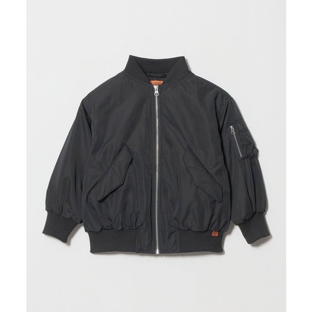 【別注】＜UNIVERSAL OVERALL＞MA-1 ブルゾン / キッズ 100cm-130cm （BLACK）