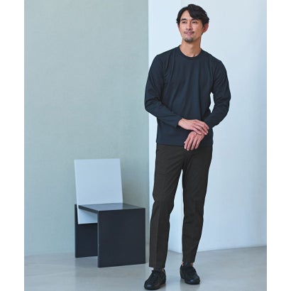【WEB限定】JUST fit ジャケイン クルーネック 長袖 Tシャツ -吸水速乾・抗菌- （WHITE）｜詳細画像