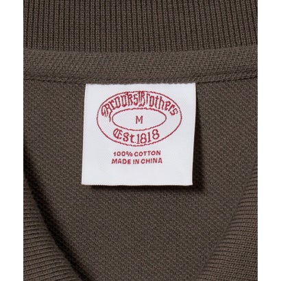 【別注】＜Brooks Brothers＞GLR カノコ ポロシャツ （DK.BROWN）｜詳細画像