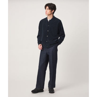 モール ポロニット カーディガン （NAVY）｜詳細画像