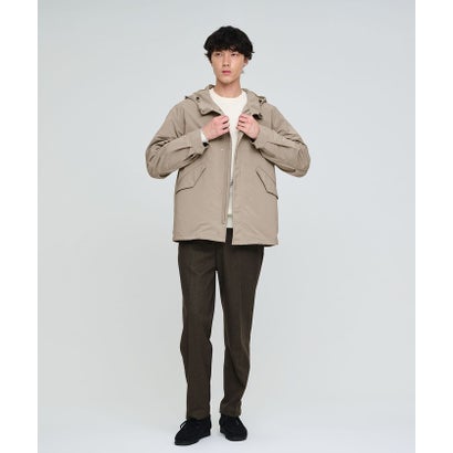 TAION 3WAY モッズ インナーダウン ブルゾン -撥水・防風- （BEIGE）｜詳細画像