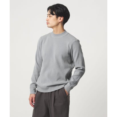 【WEB限定】JUST fit デイリー アゼ モックネック ニット （DK.BROWN）｜詳細画像