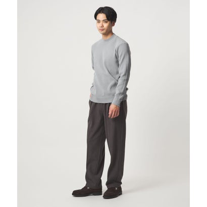 【WEB限定】JUST fit デイリー アゼ モックネック ニット （DK.BROWN）｜詳細画像