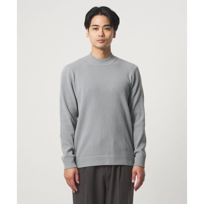 【WEB限定】JUST fit デイリー アゼ モックネック ニット （DK.BROWN）｜詳細画像