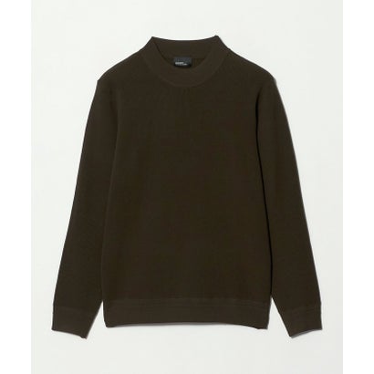 【WEB限定】JUST fit デイリー アゼ モックネック ニット （DK.BROWN）｜詳細画像
